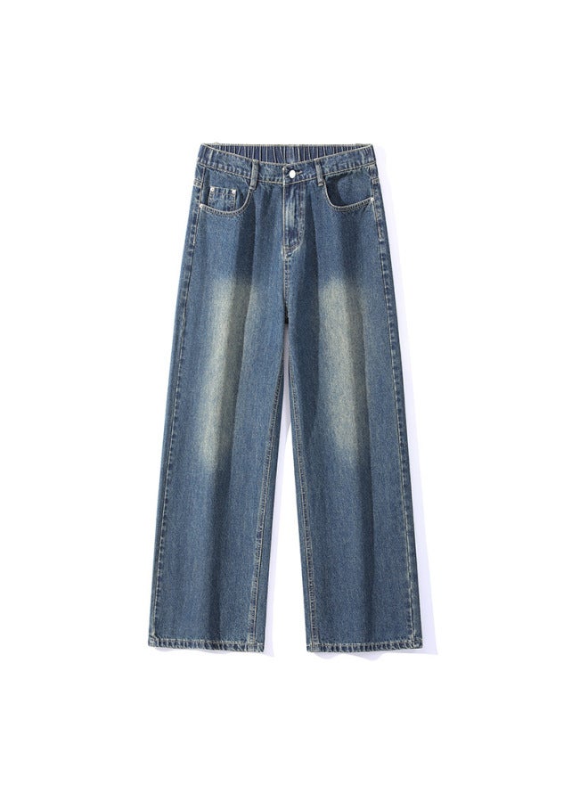 Men's Autumn Washed Xintang Jeans Men's All-match Casual American Style Loose Straight Pants