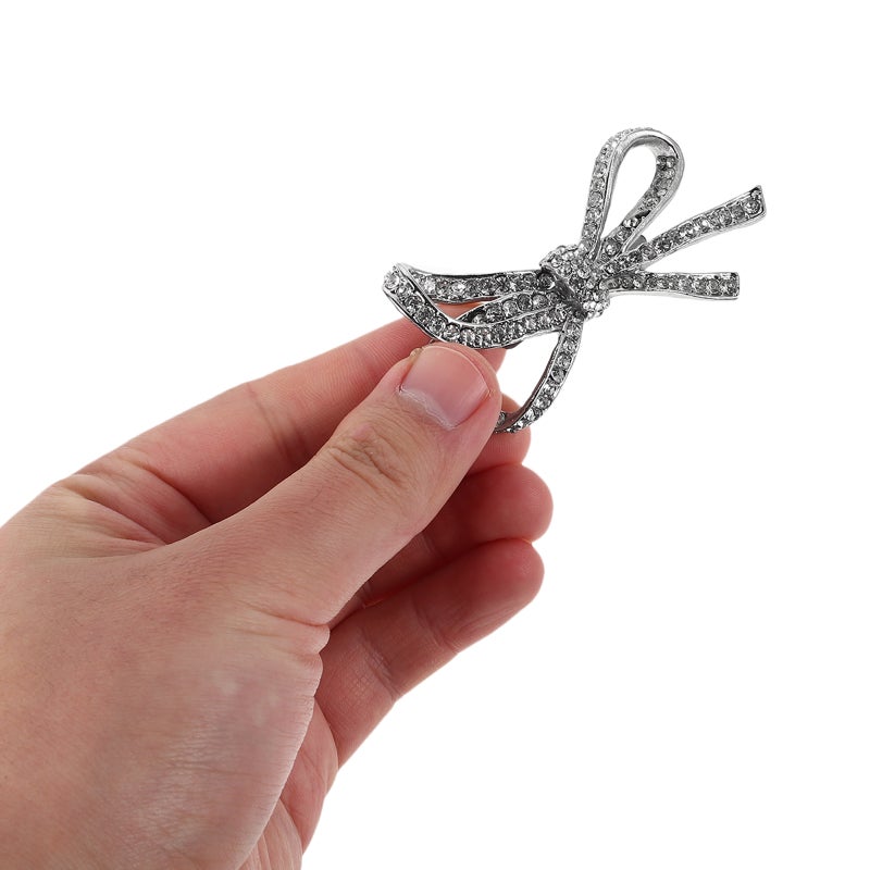 2pcs Shoe Clips Rhinestone Shoe Clips Removable Heel Shoe Buckle Bag Clothing Hair Accessories For Women Girls Wedding Party Decoration - Image 3