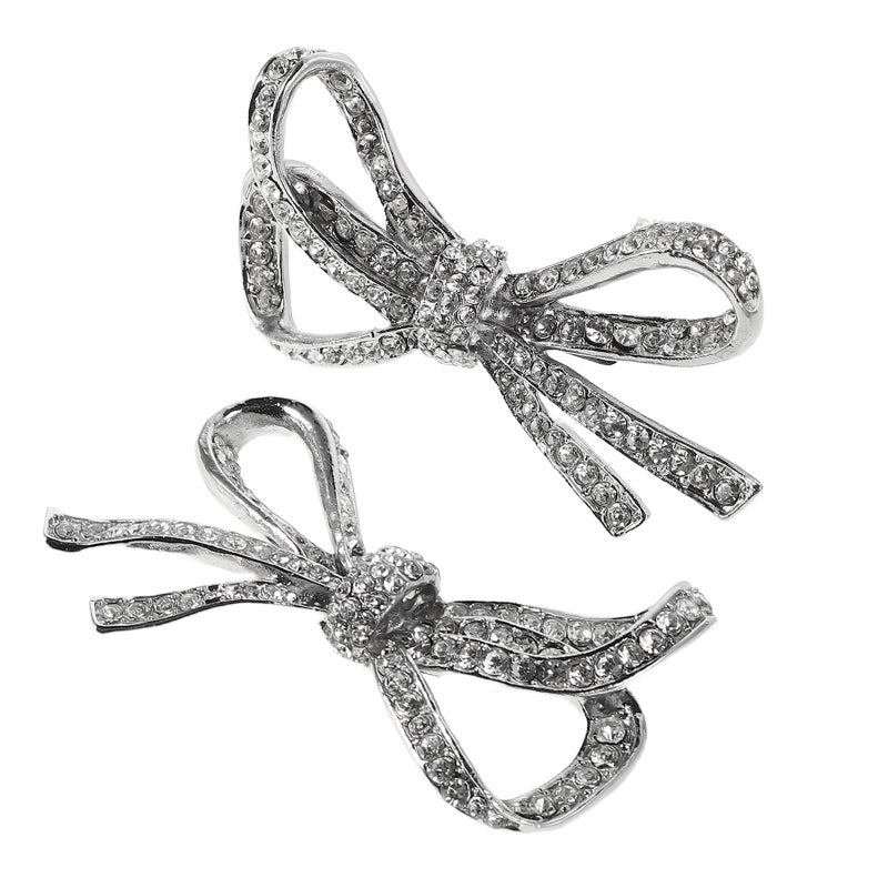 2pcs Shoe Clips Rhinestone Shoe Clips Removable Heel Shoe Buckle Bag Clothing Hair Accessories For Women Girls Wedding Party Decoration - Image 5