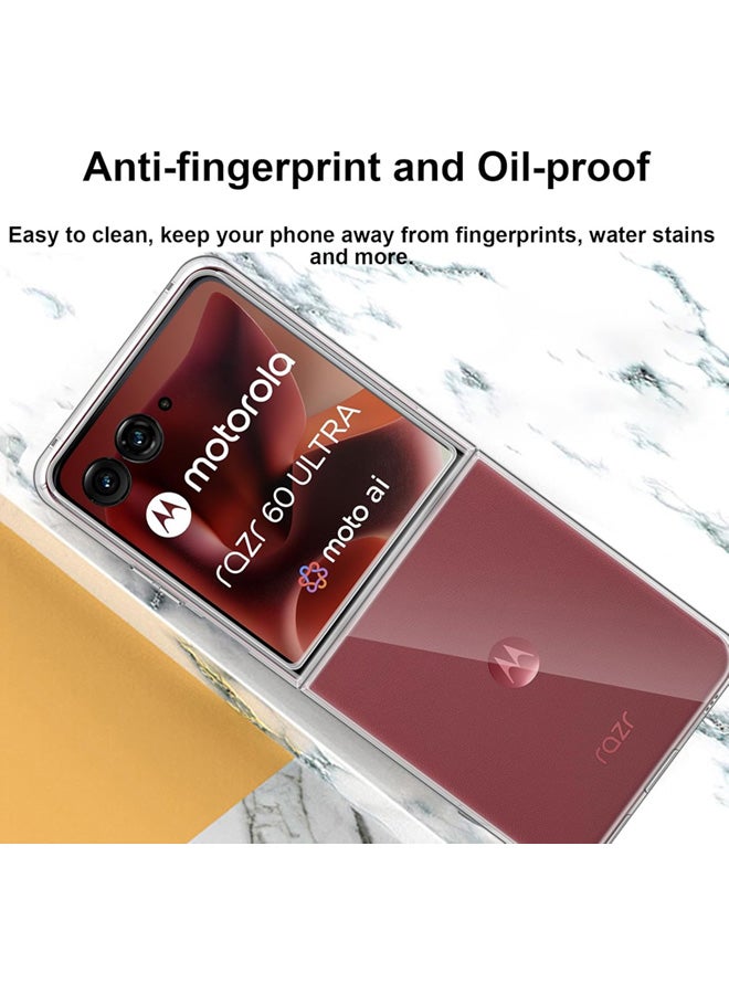 SJet Motorola Razr 60 Ultra Case Hard PC Back Cover for Moto Razr Plus 2025 (Clear) - Image 3