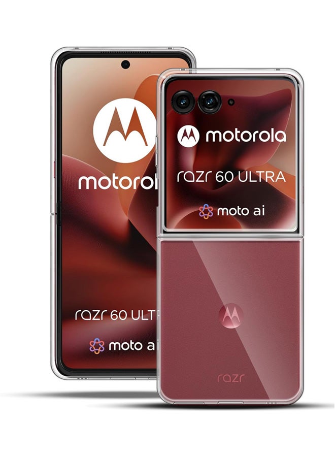 SJet Motorola Razr 60 Ultra Case Hard PC Back Cover for Moto Razr Plus 2025 (Clear) - Image 1