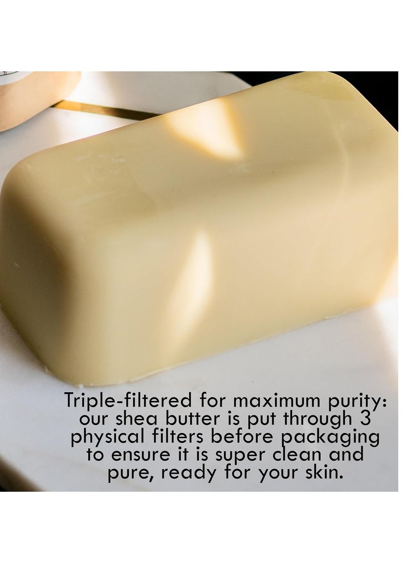 Better Shea Butter - Raw Shea Butter - 100% Pure Shea Butter for Hair and Body | Unrefined Shea Butter to Make Lotion for Extremely Dry Skin, DIY Lip Balm, Body Butter and Shea Butter Soap | Natural Moisturizerc - Image 1