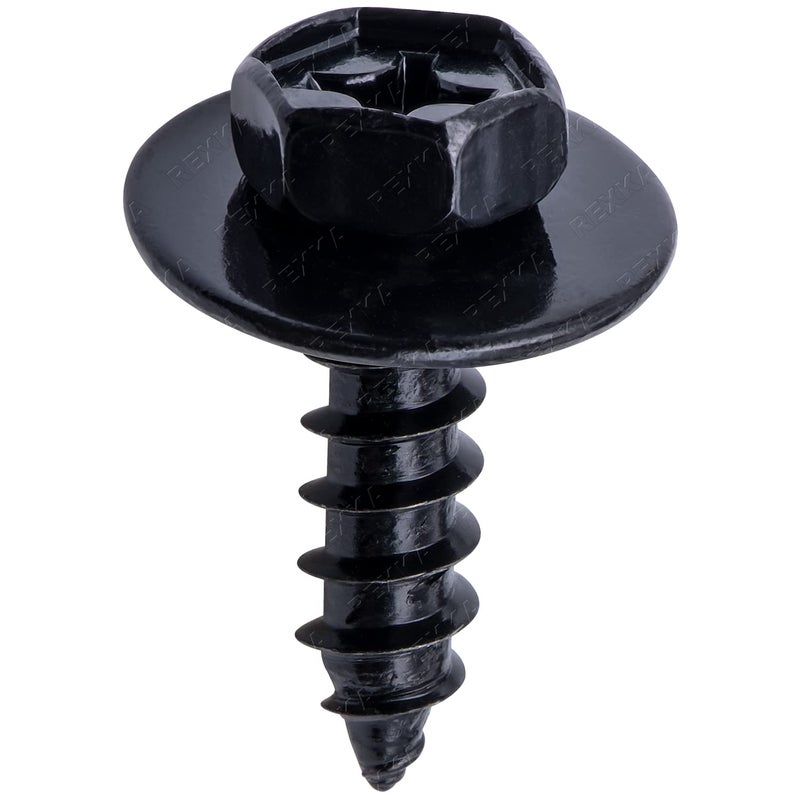 Rexka 20pcs Bumper Cover Splash Shield Screw Bolt Compatible with Toyota Lexus 9015960477