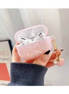Home Clearance Sale Stylish Pink Scallop Pendant Earbuds Case - Perfect Protection for Airpods 3  - Image 1