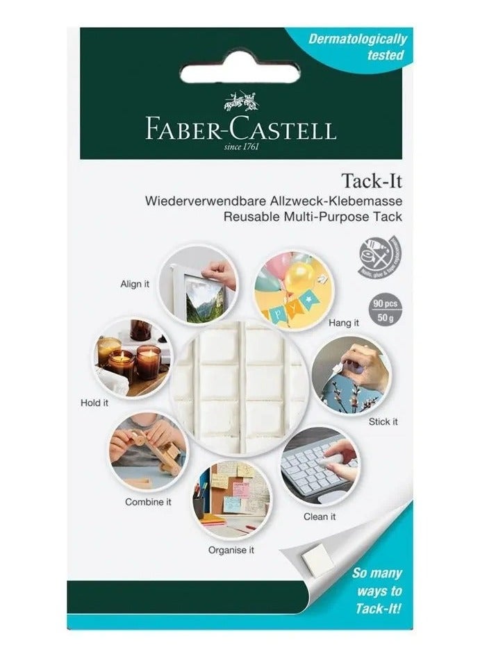 Faber-castell reusable adhesive tack it, green/white, pack of 2 - Image 4