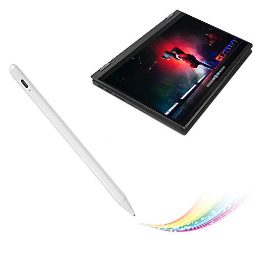Bbata Active Stylus Pen for Lenovo Flex 5/7 2-in-1,Digital Pencil Compatible with Lenovo Flex 5/7 2-in-1 Stylus Pen,Good for Note-Taking and Sketching Pens with Touch Control,White - Image 1