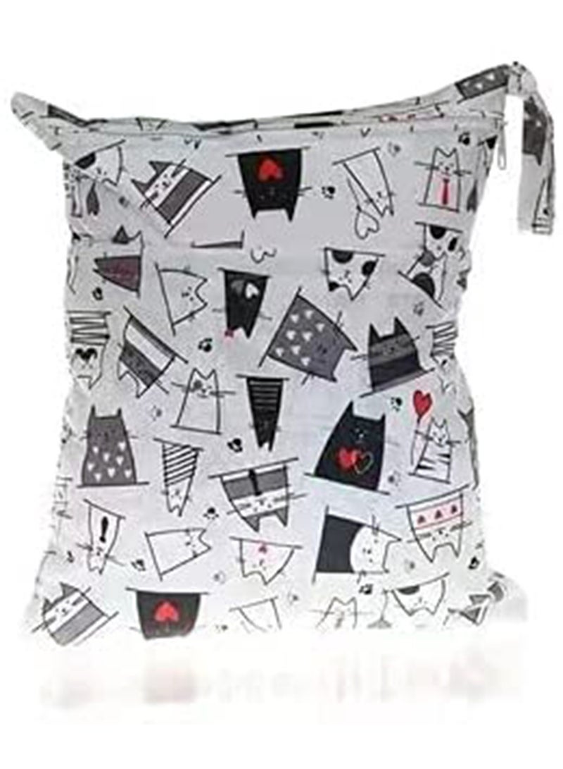 Waterproof Wet Dry Diaper Bag Reusable Travel Pouch for Baby Cloth Diapers - Image 1