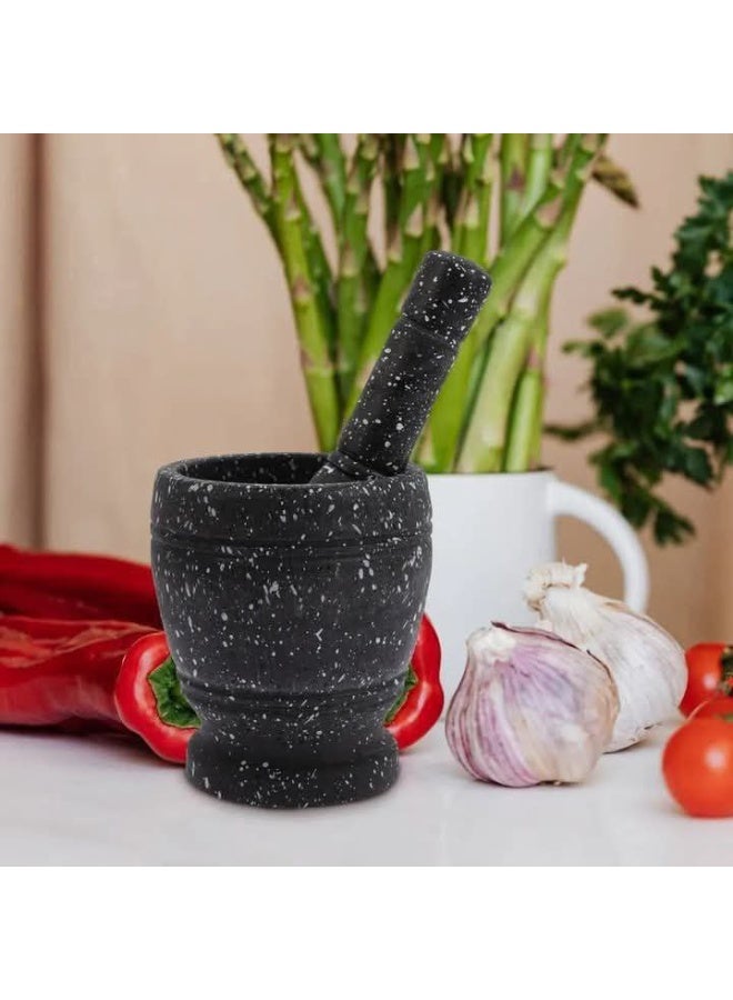 هون مطبخ عملي لطحن التوابل والثوم – أداة أساسية لتحضير النكهات الطازجة T - Image 5