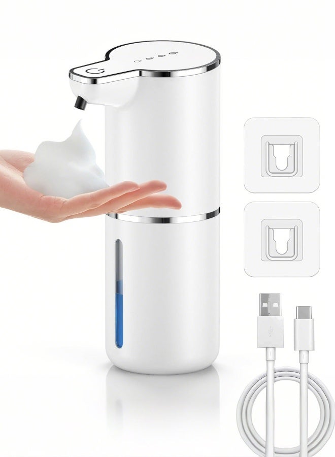 Jourvent Wall-Mounted Automatic Foam Dispenser,Home Gifts,Automatic Soap Dispenser White - Image 1