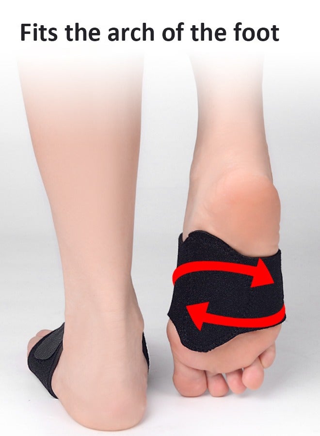 Orthotic Arch Support Brace for Plantar Fasciitis Relief – Foot Pain Relief Gel Pads for Flat Feet, Heel Spurs, and High Arches - Image 5
