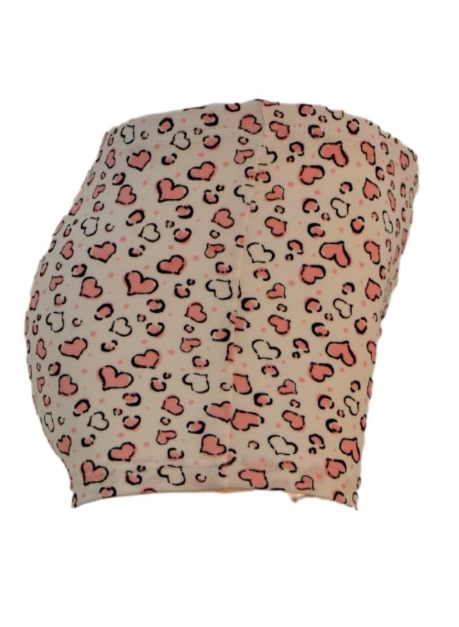 870174 ملابس داخلية 3 قطع بتصميم حب وطباعة "أحبك" للفتيات، متعدد الألوان، مقاس م