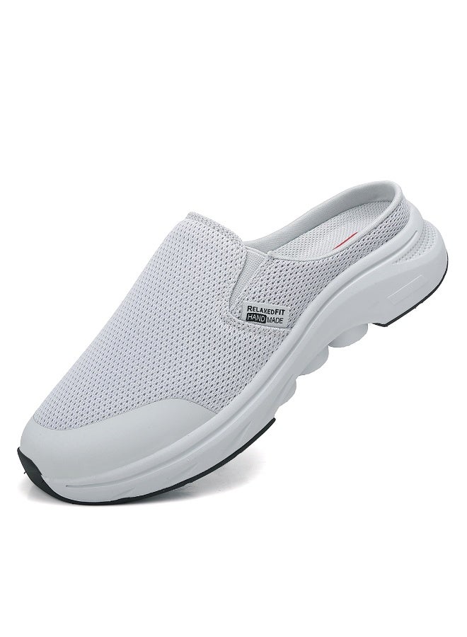 سكاي فيو نعال رجالية كاجوال من نوع ميولز، أحذية منزلية مريحة سهلة الارتداء للمشي مع نعل داخلي وخارجي مضاد للانزلاق - Image 1