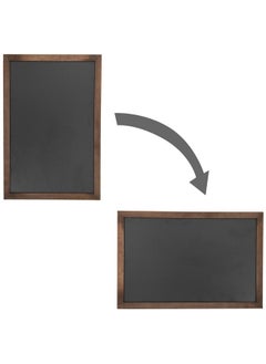 MyGift 36 X 24 Large Chalkboard Sign With Rustic Brown Wood Frame, Hanging Erasbale Menu Board, Wedding And Event Chalkboard Signage  - Image 2