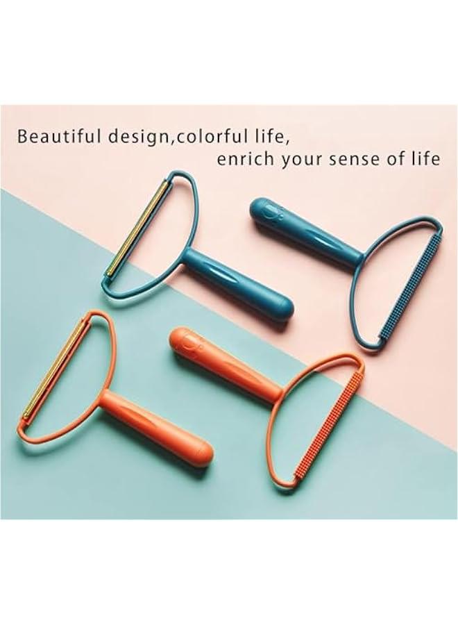 HOOKOR Lint Remover, New Pet Hair Remover, Manual Lint Remover Carpet Scraper for Clothes Fluff Hair Rake for Carpet, Lint Roller Cleaner for Pet Hair, Hair Carpet Scraper, (2 PCS) - Image 5