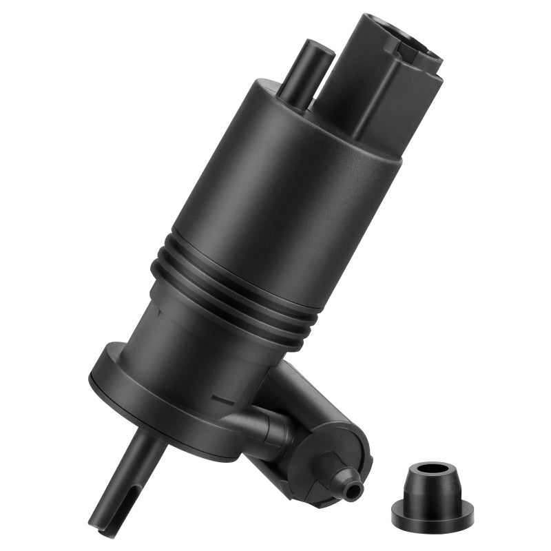 HHCSOP Windshield Washer Pump wGrommet Replacement for Jeep Grand Cherokee Wrangler Commander Compass Patriot Dodge Grand Caravan Durango Journey Nitro Chrysler Town Country Aspen 05179153AC