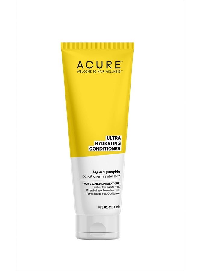 Acure Ultra Hydrating Conditioner, Yellow, pumpkin, 8 Fl Oz - Image 1