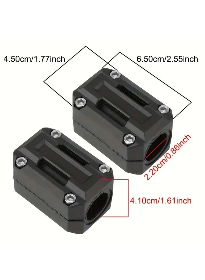 2 Set Nylon Plastic Engine Guard Protector 12PCS For 22mm 25mm 28mm Off Road Motorcycles - Image 2