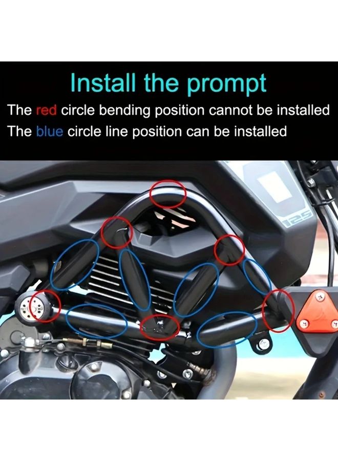 2 Set Nylon Plastic Engine Guard Protector 12PCS For 22mm 25mm 28mm Off Road Motorcycles - Image 4
