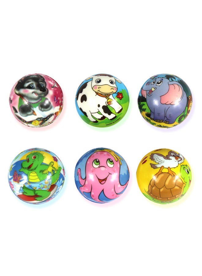 6.3 Polyurethane PU Foam Children's Cartoon Dinosaur Sponge Ball Can Be Squeezed Decompression Vent Bouncing Toy Ball-Color:Animal  - Image 1