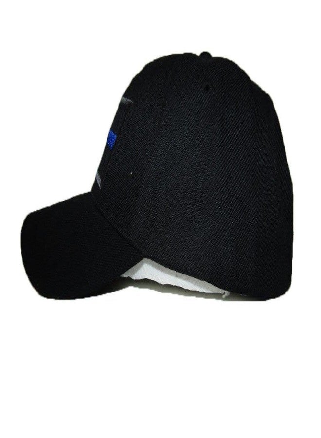 ايه أي اس قبعة بيسبول للشرطة من AES بتصميم الخط الأزرق الرفيع، قبعة إنفاذ القانون، حياة الشرطة مهمة (مقاس واحد يناسب معظم الأحجام) - Image 4