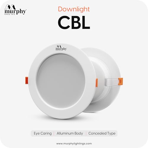 Murphy 9W LED Warm White CBL Round Panel Conceal Box Down Light, Pack of 8 - Image 2