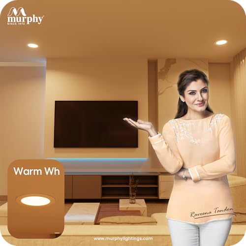 Murphy 9W LED Warm White CBL Round Panel Conceal Box Down Light, Pack of 8 - Image 5