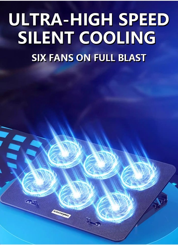 Laptop Super Heat Sink Laptop 15.6 Inch Cooling Base Silent Exhaust Cooling Bracket , Speed Adjustable  - Image 2