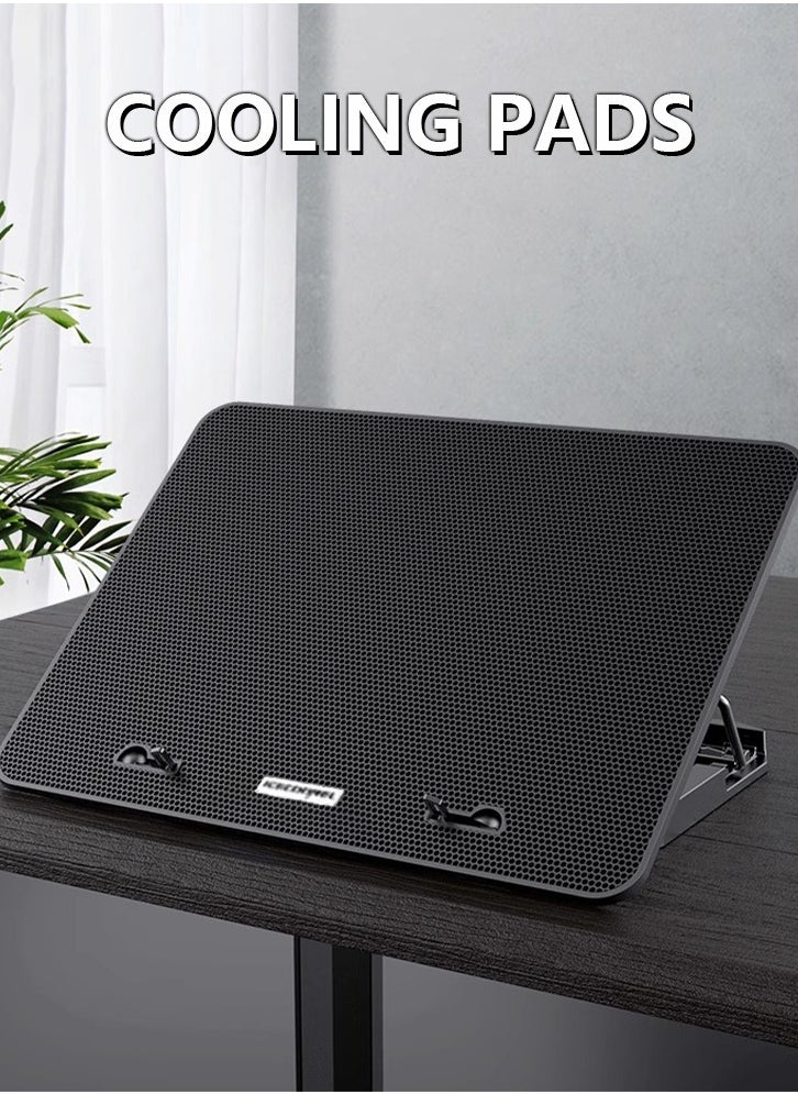 Laptop Super Heat Sink Laptop 15.6 Inch Cooling Base Silent Exhaust Cooling Bracket , Speed Adjustable  - Image 1