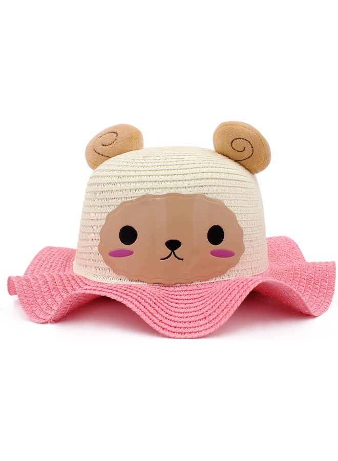 فريتراز VRITRAZ قبعة قطنية للأطفال (C_Baby_Flower_BabyPink_Flower بيبي بينك_6 سنوات - 14 سنة) - Image 1