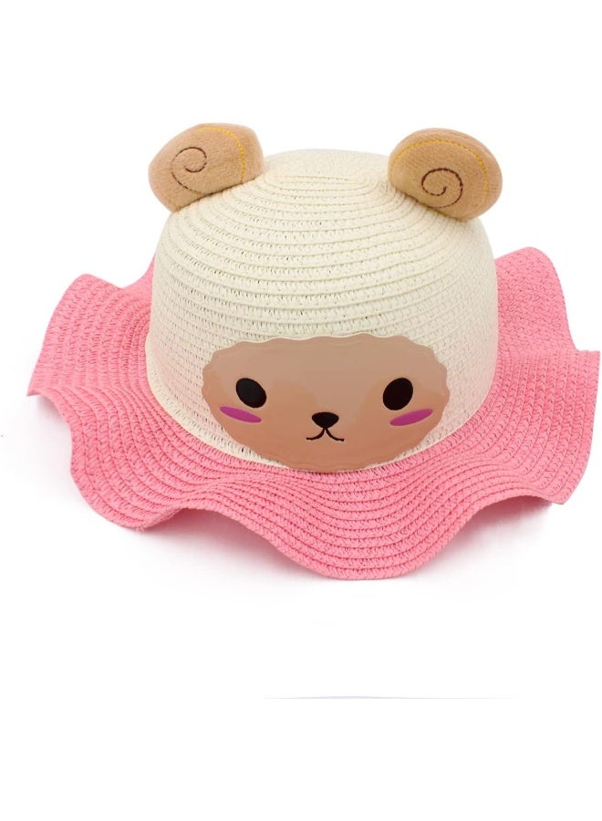 فريتراز VRITRAZ قبعة قطنية للأطفال (C_Baby_Flower_BabyPink_Flower بيبي بينك_6 سنوات - 14 سنة) - Image 2