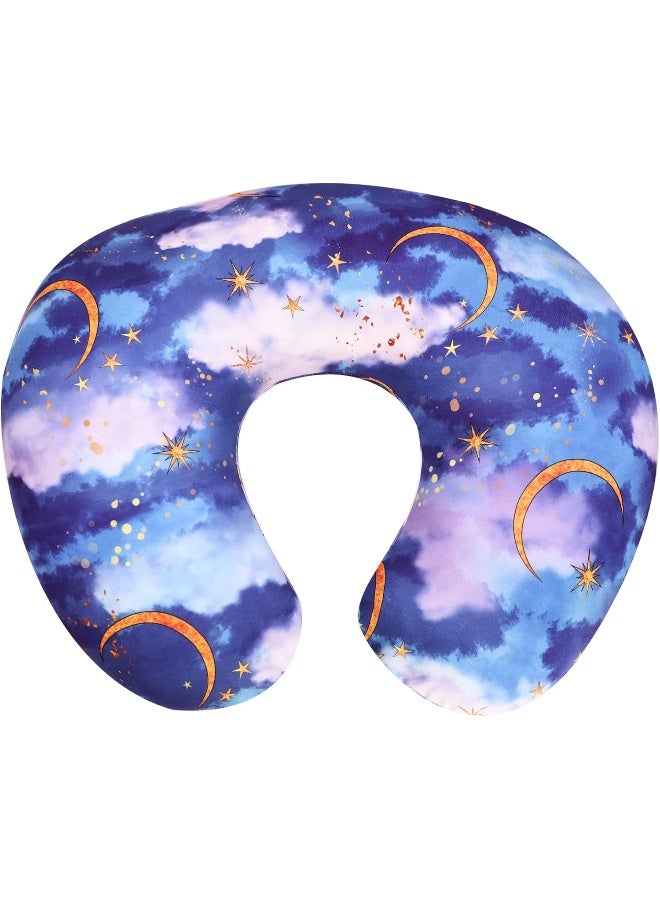 DILIMI Nursing Pillow Cover Stretchy Removable Cover for Breastfeeding Pillows, Ultra Soft Comfortable Slipcover for Baby Girl and Boy, Moon - Image 1
