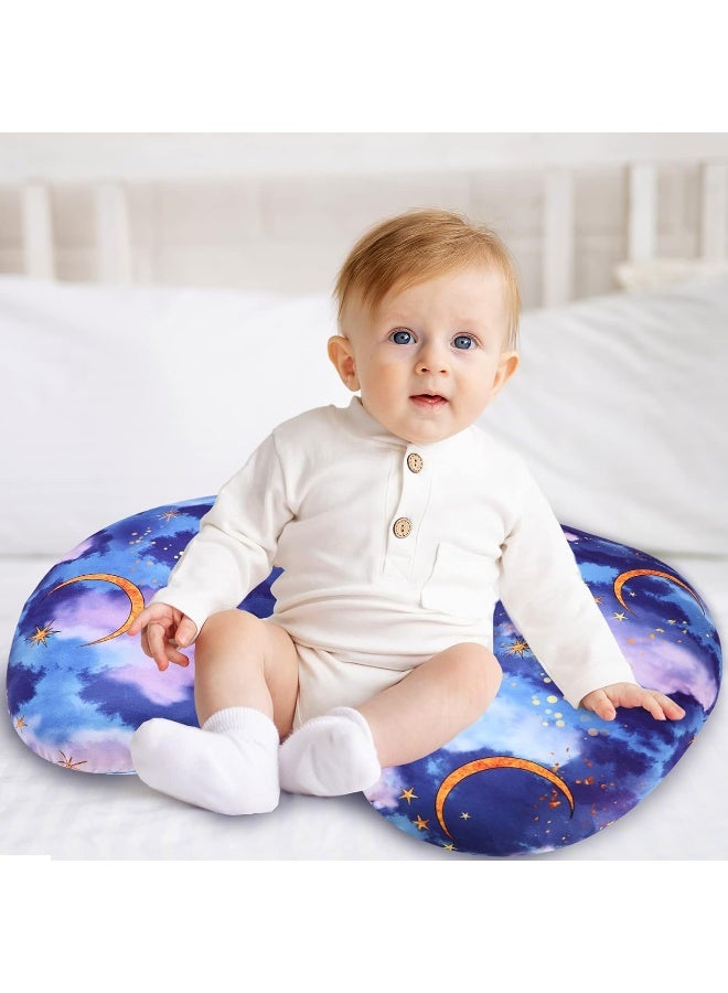 DILIMI Nursing Pillow Cover Stretchy Removable Cover for Breastfeeding Pillows, Ultra Soft Comfortable Slipcover for Baby Girl and Boy, Moon - Image 5