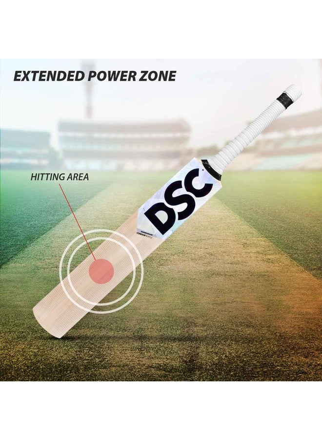 دي أس سي مضرب الكريكيت DSC Condor Ruffle Kashmir Willow (الحجم: مقبض قصير، نوع الكرة: كرة جلدية، أسلوب اللعب: متعدد الاستخدامات) - Image 3