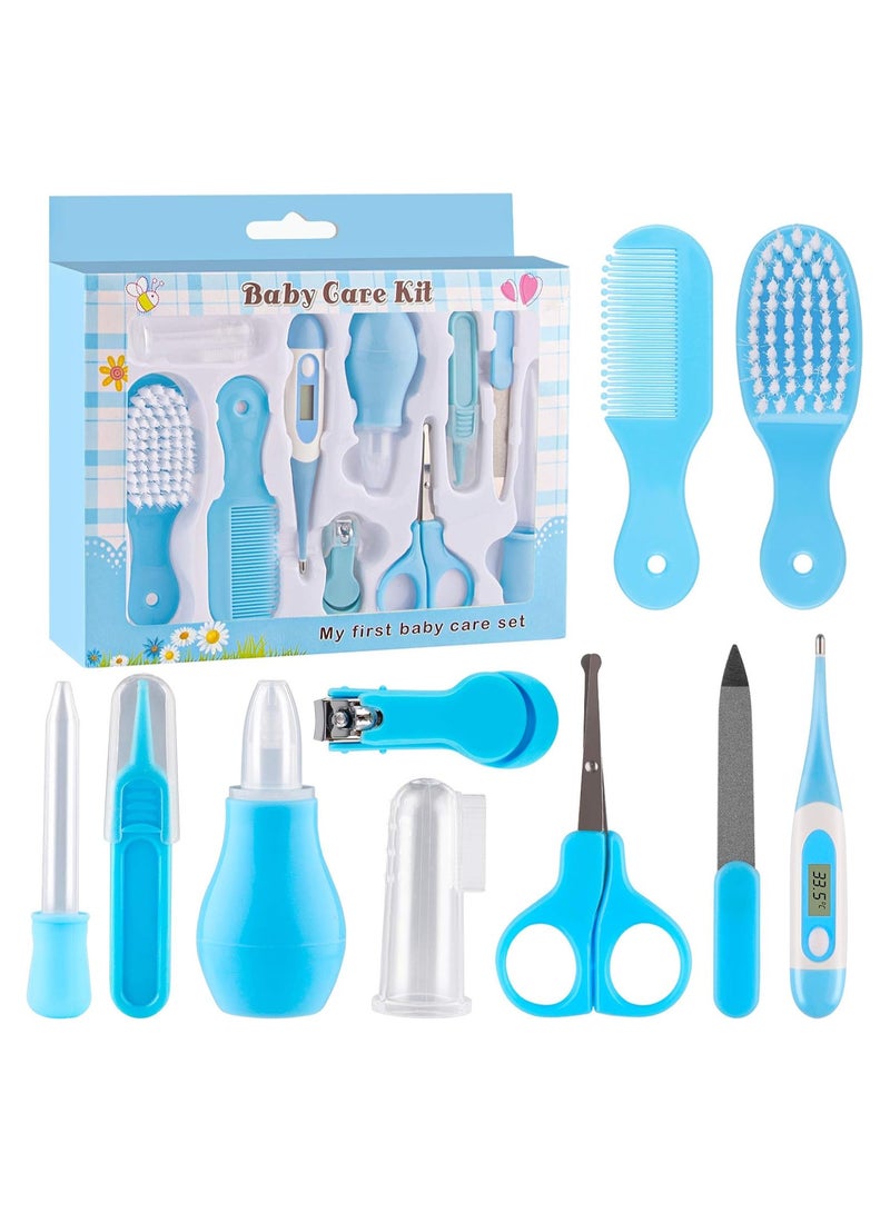 Newborn baby care set for boys. (10 pieces)  - Image 1