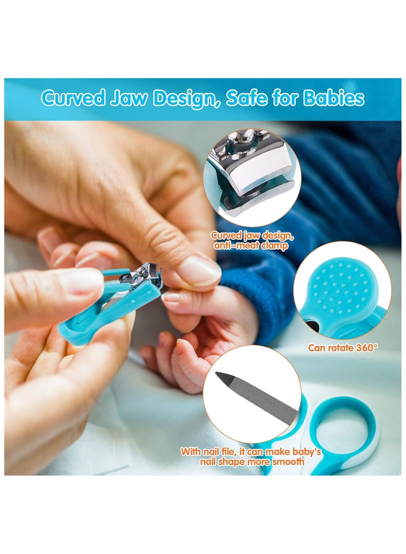 Newborn baby care set for boys. (10 pieces)  - Image 2