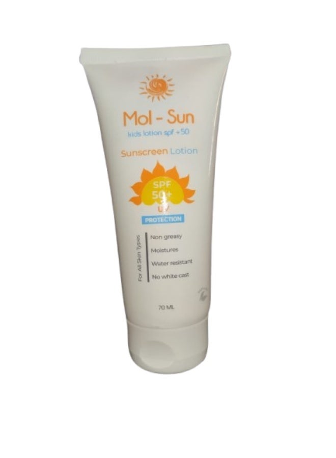 Mol Sun Lotion Kids 70ml - Image 1