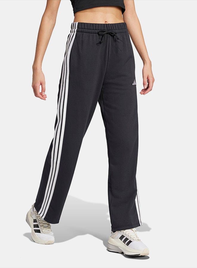 Adidas Essentials 3-Stripes Open Hem French Terry Joggers - Image 3