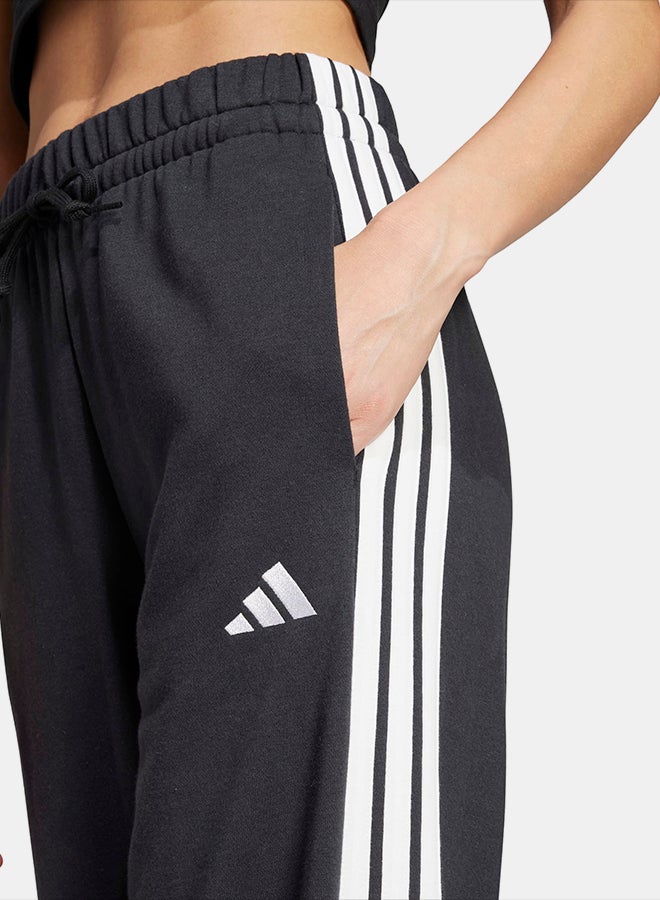 Adidas Essentials 3-Stripes Open Hem French Terry Joggers - Image 4
