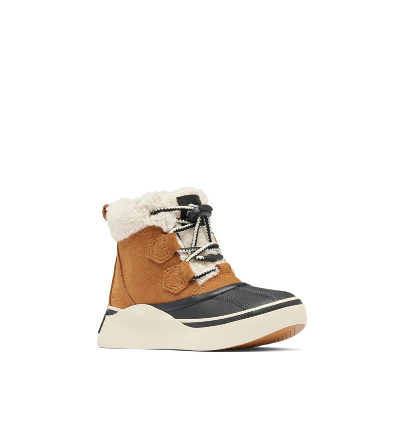 SOREL Children's Out N About lV Chillz Waterproof Boot - Taffy, Black - 2 - Image 3