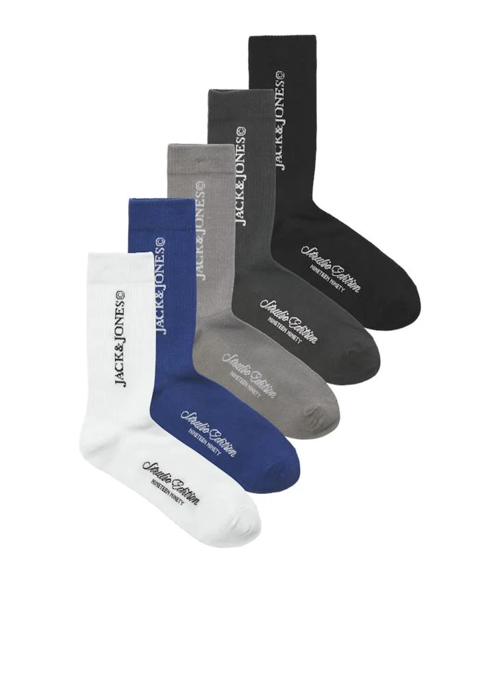 Jack & Jones Junior Youth 5 Pack of Tennis Socks