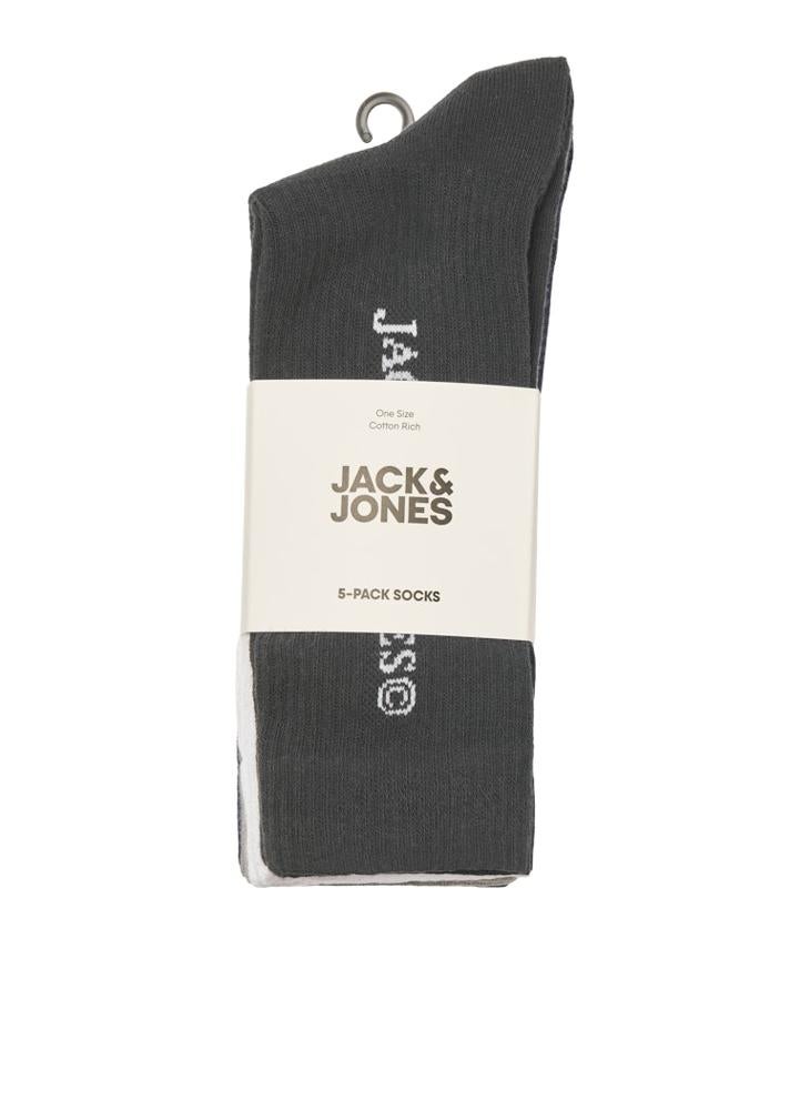 جاك وجونز جونيور عبوة من 5 جوارب تنس للشباب - Image 2