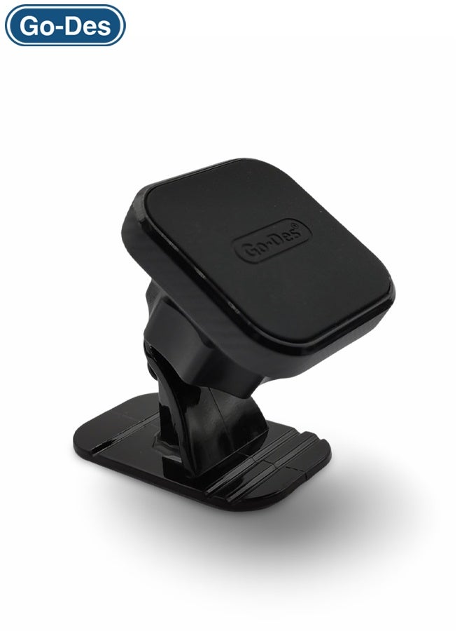 GO-DES Magnetic Phone Holder for Car Dashboard, Strong Grip Mount with Metal Plate, Adjustable Angle, Anti-Slip Base, Universal Mobile Stand GD-HD635 - Image 1