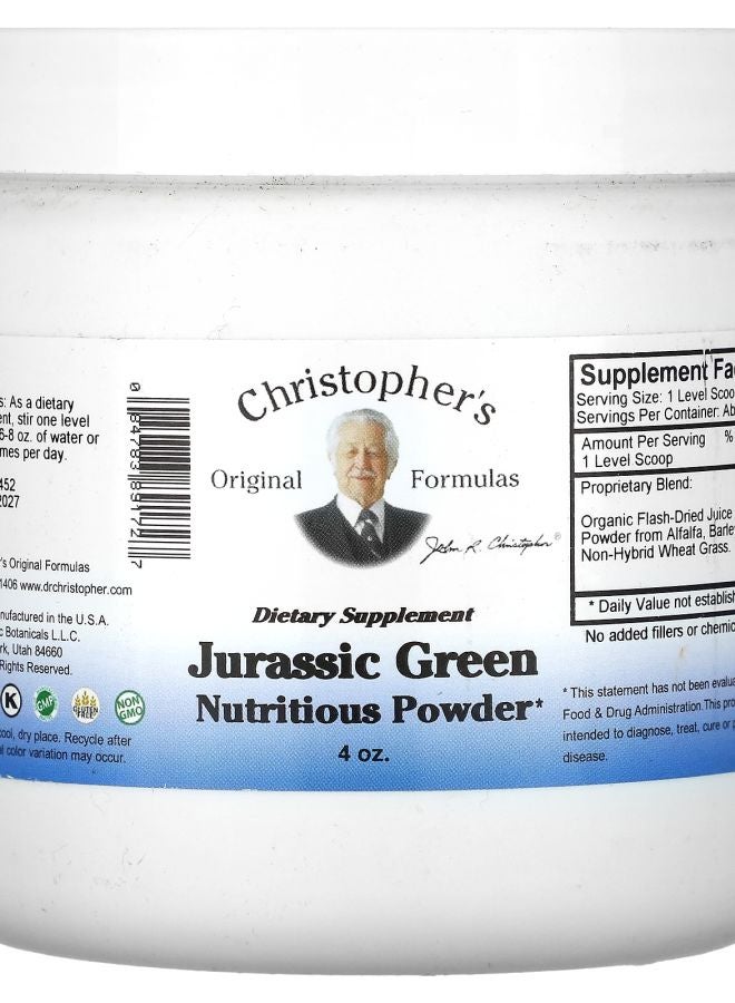 Christopher's Original Formulas Jurassic Green Nutritious Powder 4 oz