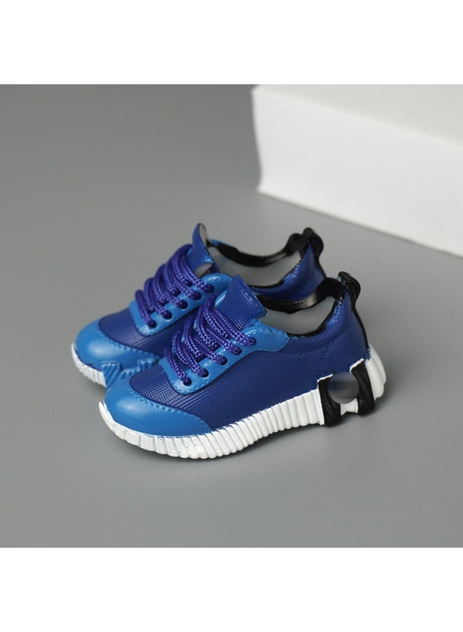 Loquat Labubu Labubu Doll Clothes 17cm Shoes Model 5cm Vinyl Toy Hand-made AJ Blind Box DIY High Luxury Series-Color:V. Home White And Red - Image 4