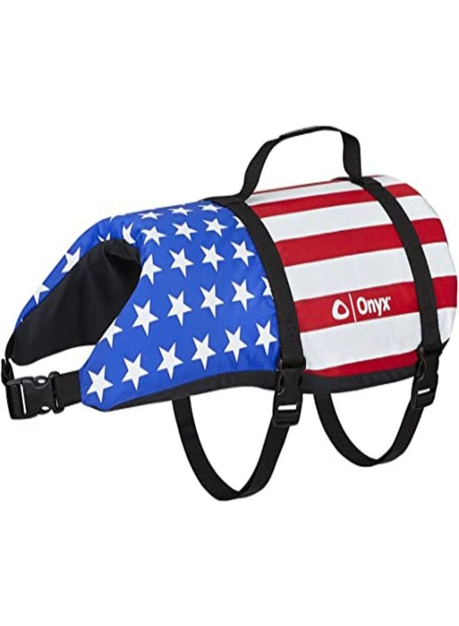 ONYX Pet Life Vest, Nylon, Small,, Stars & Strips