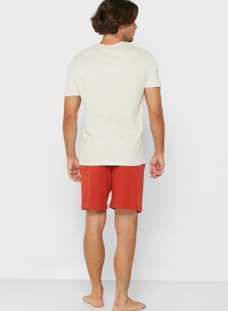 Marks & Spencer Printed Pyjama Set