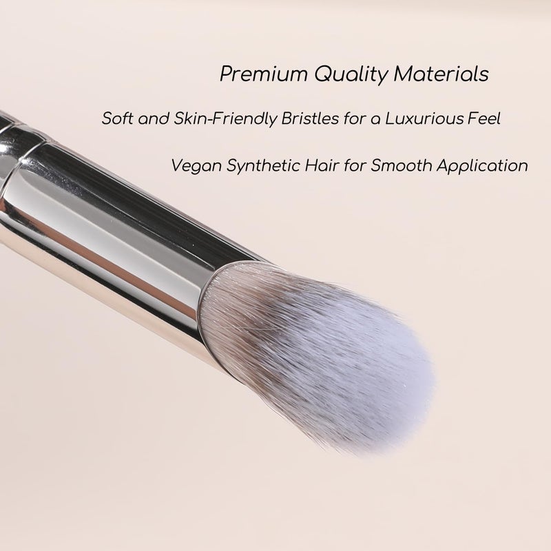 Energy Nose Contour Brush Angled Small Foundation Brush- Versatile Makeup Brush for Precision Contouring & Concealing, Perfect for Liquid, Cream & Powder Products - Image 2