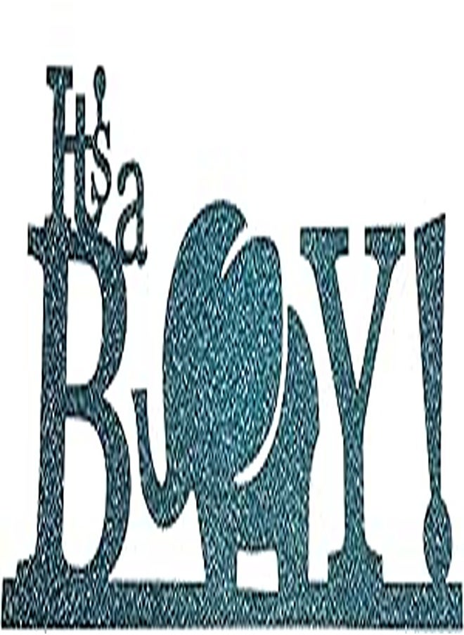 cake topper its a boy for baby born 12.5 cm width 