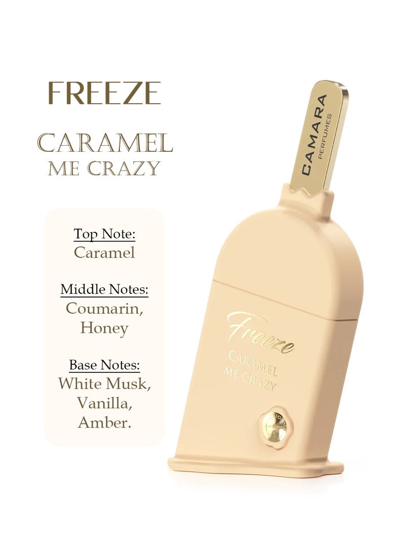 Camara Freeze Caramel Me Crazy by Camara Perfumes EDP 90ml | Oriental Vanilla Perfume for Women & Men | Long Lasting with Caramel - Image 3