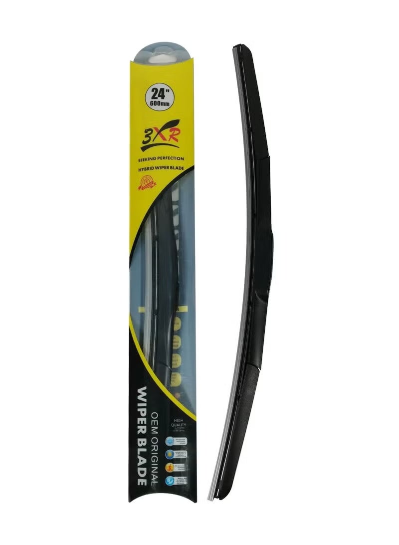 3 اكس ار 3XR ممسحة السيارة شفرة 24 "600مللي متر الهجين ممسحة كل موسم العالمي ممسحة السيارة شفرة 1 قطعة - Image 1